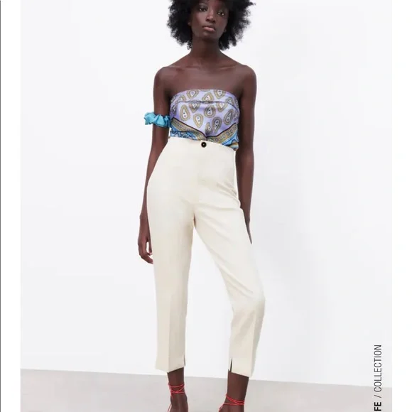 Pants & Jumpsuits | Zara Nwt High Waisted Pants | Poshmark